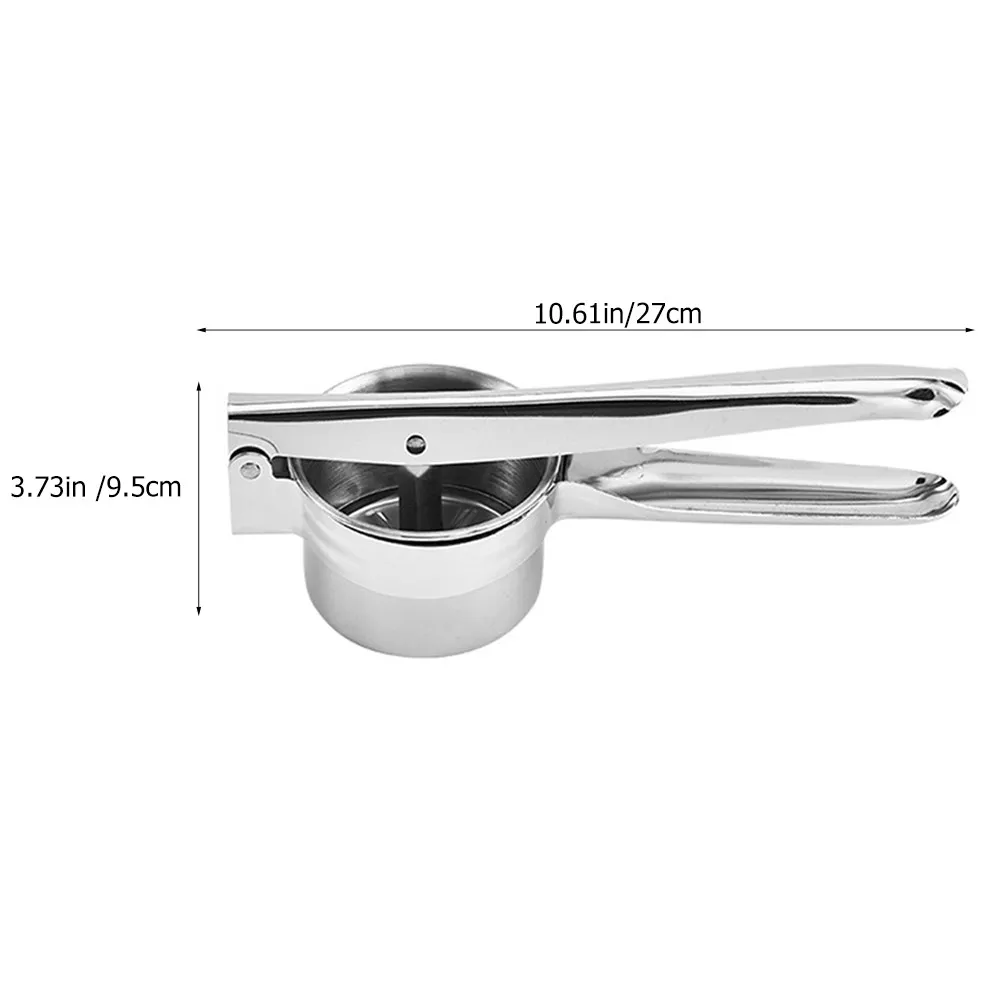 Stainless Steel Potato Masher – Manual Multi-Function Kitchen Utensil for Easy Mashing, 1 Set