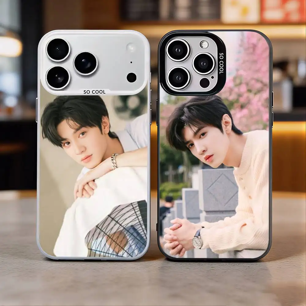 

C-Chen Zheyuan D-Duan Jiaxu Phone Case For iPhone 17,16,15,14,13,12,11 Plus,Pro Max,Colored Silver Phone Case