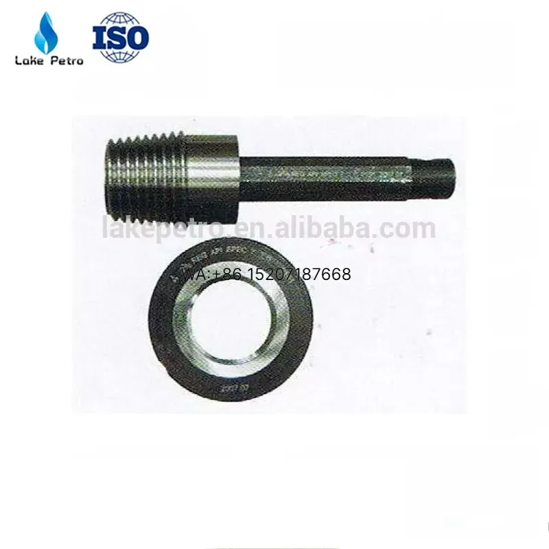 Wmwmnu API 5B Drill Pipe Thread Ring Plug Gauge Measuring Tools for Oilfield Inspection Precision Thread Gage
