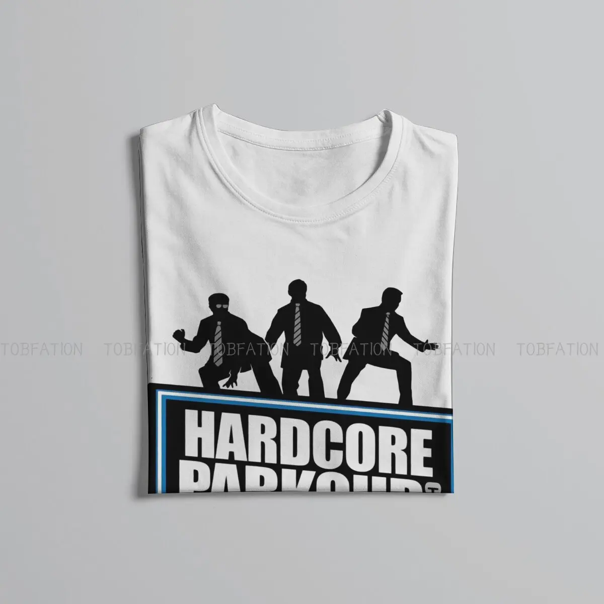 HARDCORE PARKOUR CLUB  The Office TV Show T Shirt Vintage Punk Large O-Neck TShirt Top sell  Harajuku Men\'s Tops