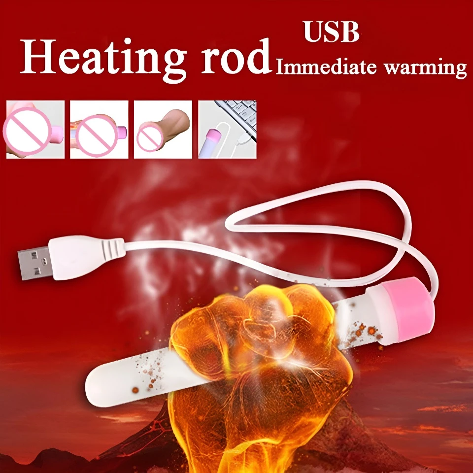 セックスドール USB 加熱ロッド インスタント 37.5 ℃   簡単 USB 加熱スティックウォーマースペースロッド暖かいヒーター女性バッグ衣類ポケット充電