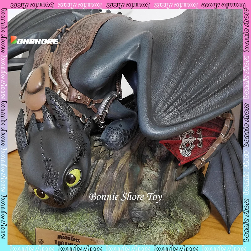 how to train your dragon  anime figure 24cm resin toothless limited collection figures room ornament boybirthday toys gift