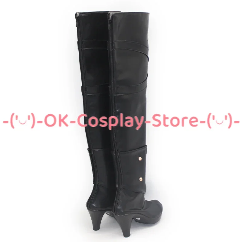 Gioco Honkai Star Rail Bronya Cosplay scarpe Halloween Carnival Boots Anime PU Leather Shoes puntelli Cosplay su misura