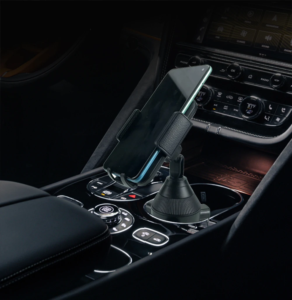 Auto-Handyhalterung für Getränkehalter 360 ° Drehbare, einstellbare universelle Auto-Handyhalterung, lange und kurze Ausführungen, GPS-Navigationshalterungen – Detail 8