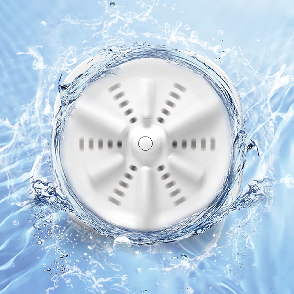 Portátil ultra-sônico máquina de lavar roupa pequena conveniente para transportar três engrenagem cronometrando para o curso doméstico roupa interior das crianças