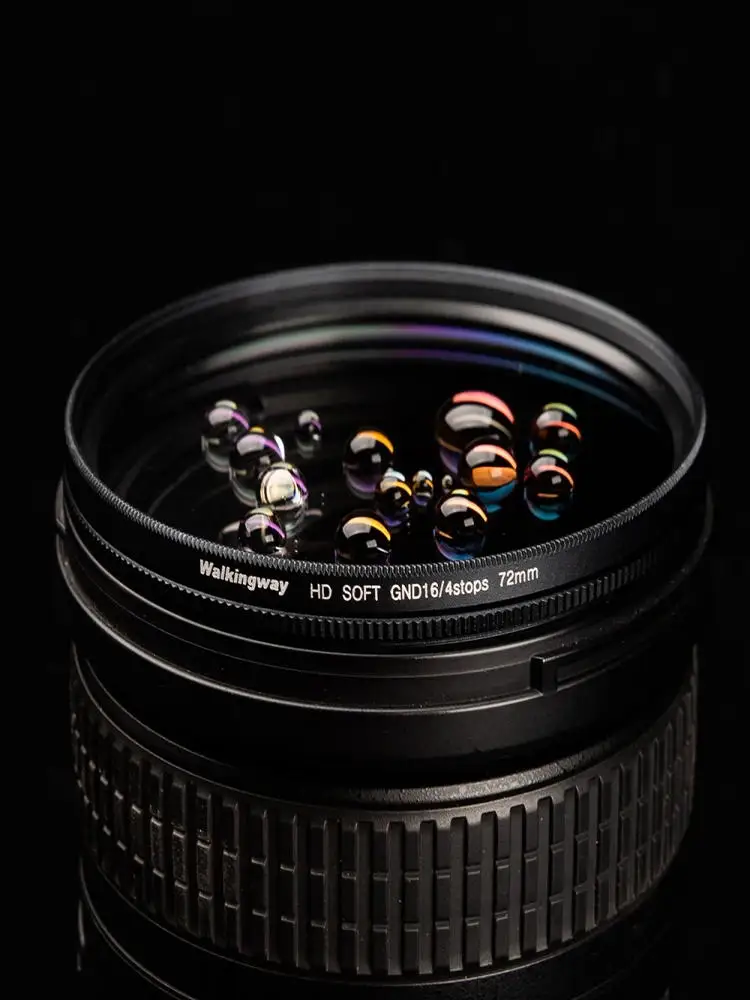 Walkingway GND16 Filtr obiektywu Szkło optyczne Miękki gradient z powłoką Obiektyw aparatu Odpowiedni do fotografii aparatu Canon Sony — zdjęcie produktu 7