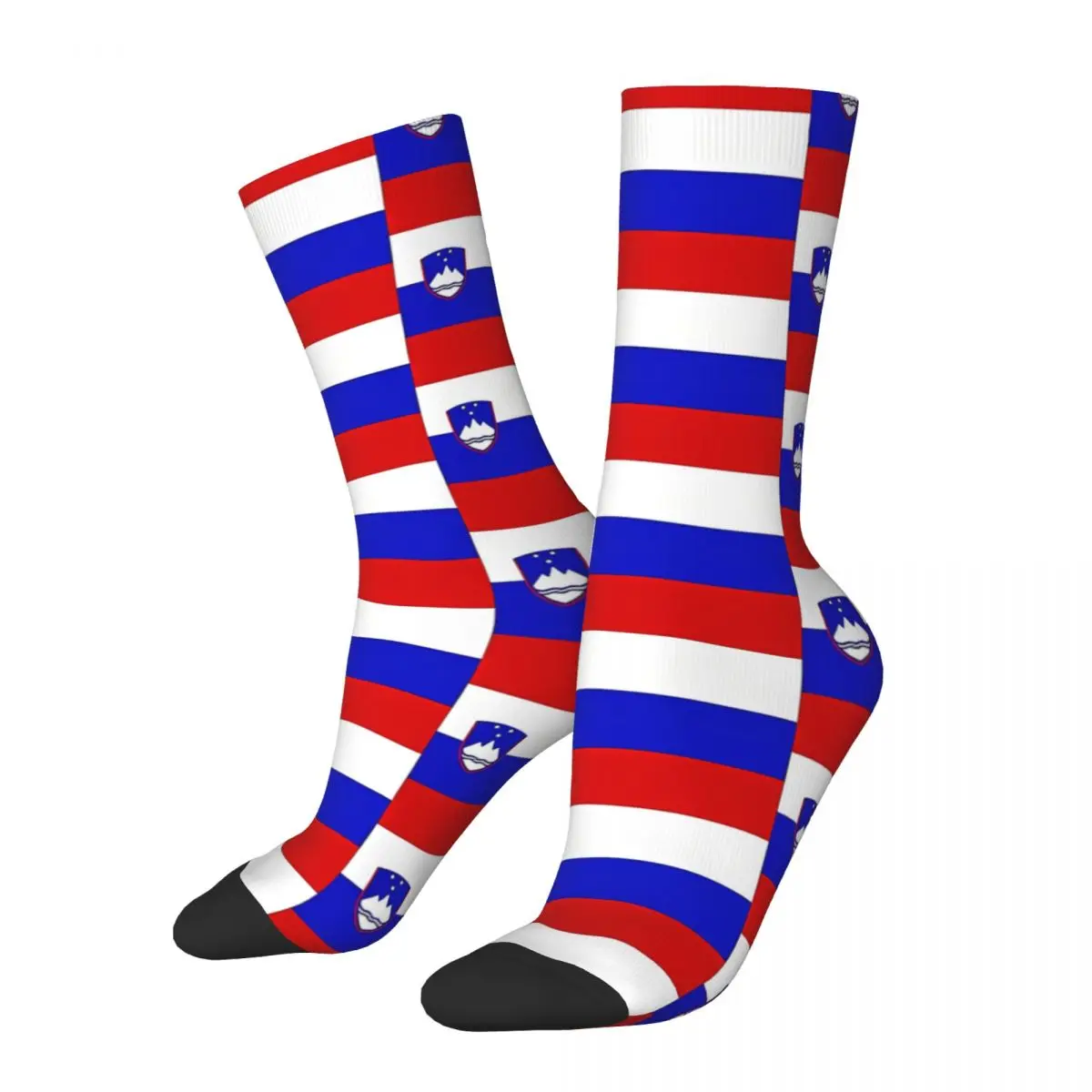 

Slovenia Slovenian Yugoslavia Flag Kawaii Socks Shopping Cartoon Pattern Socks