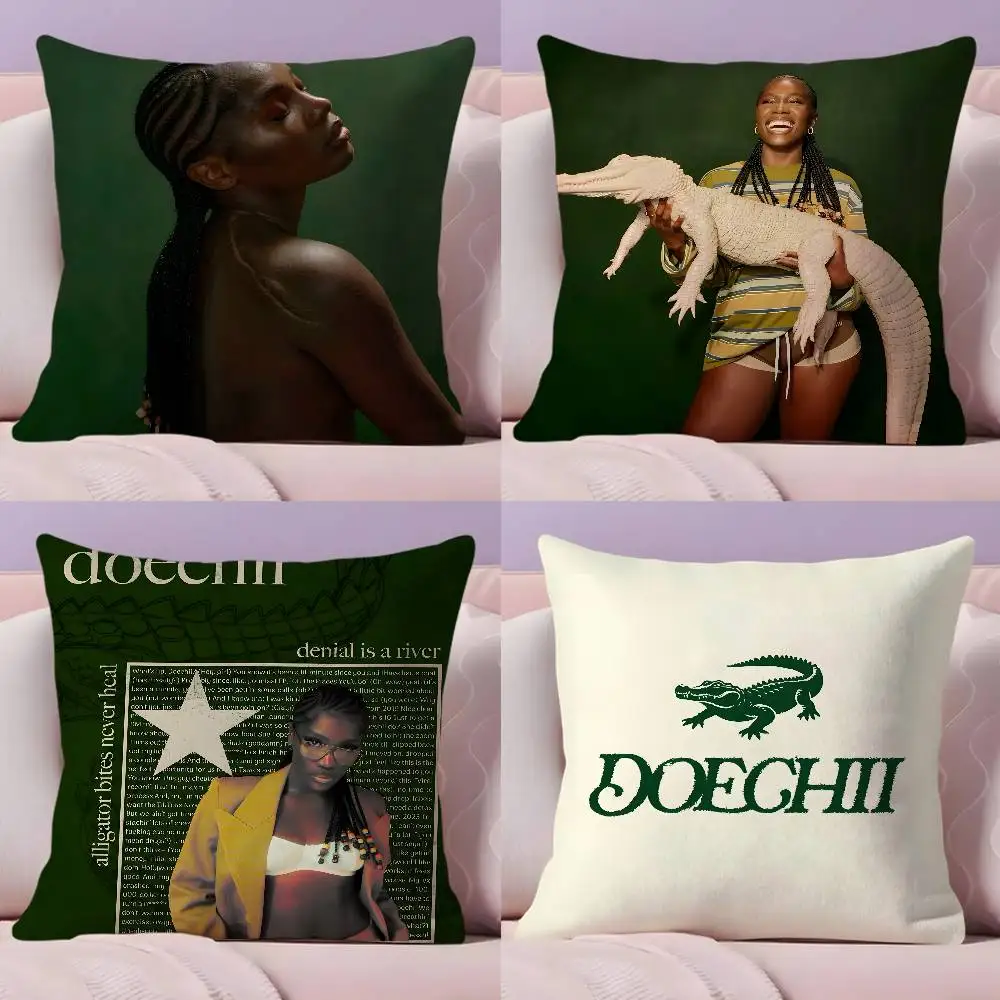 

Rapper D-Doechii Pillow Case Pillowcase Ultra Soft Skin Friendly Fabric Cloud Like Comfort & Concealed Zipper