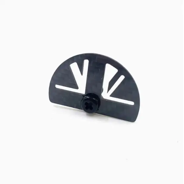 UnionJack For Brompton Folding Bicycle Front fork Carbon Half-Moon Line Blocking Board 2.4g