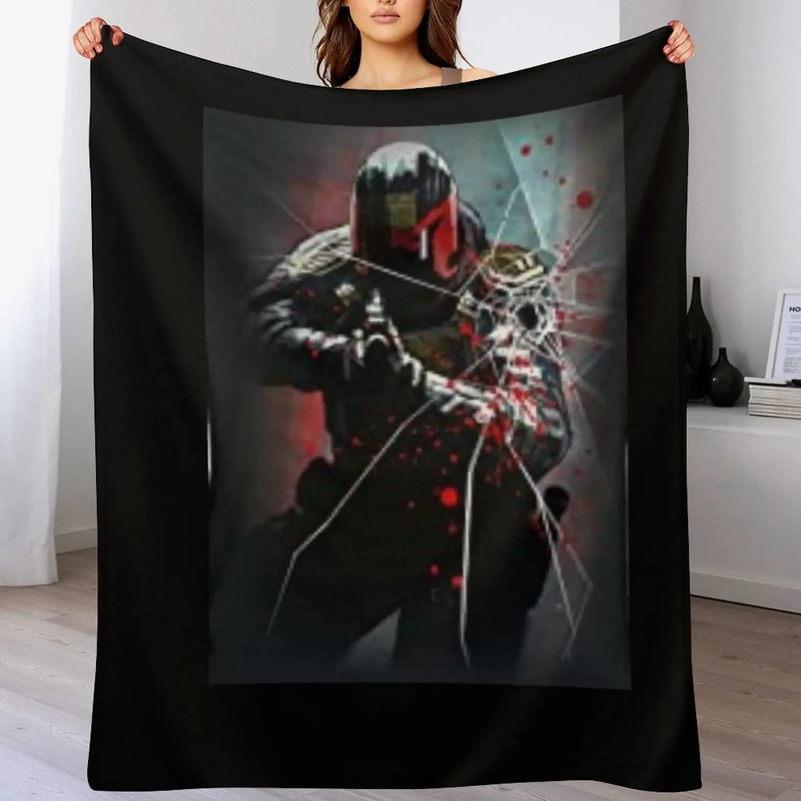 Judge Dredd Comic Throw Blanket Bed linens Sofa Quilt Luxury Designer Winter beds Blankets