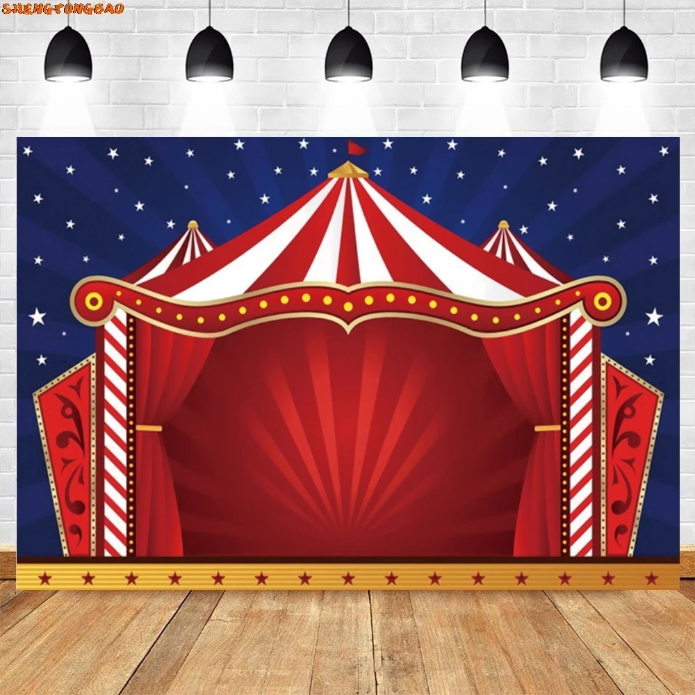 新生児の写真の背景,サーカスのテーマ,カラフルな風船,観覧車,カーニバルのピエロ,ショー,赤ちゃんの誕生日の写真の背景