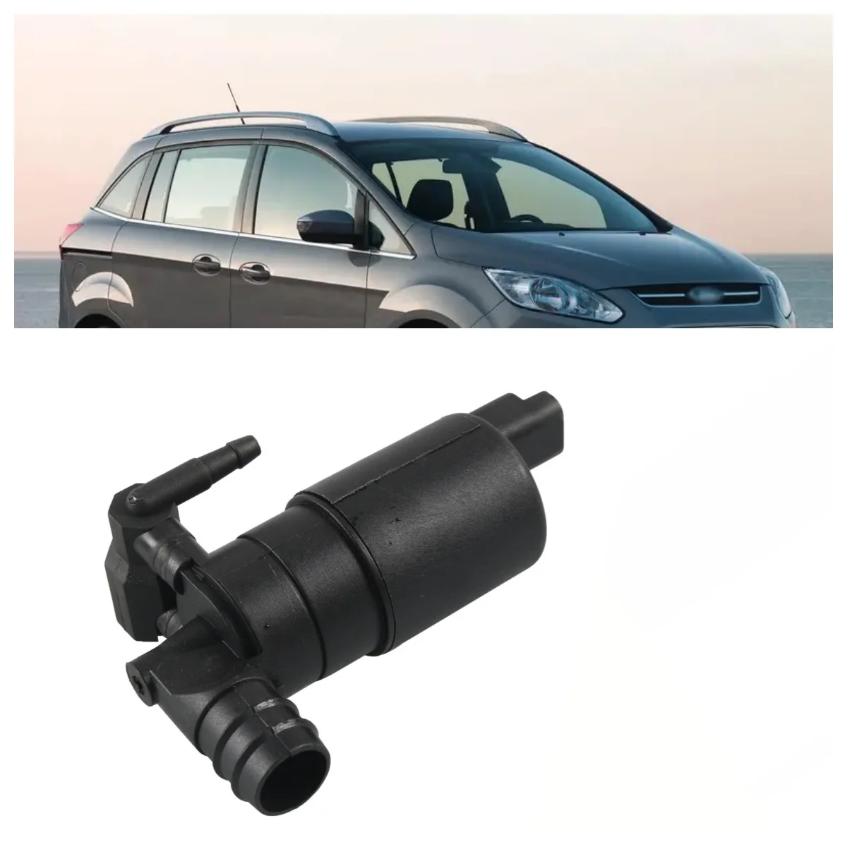 

12V Windscreen Washer Pump Cleaning System For Various Models Of Renault Dacia Awp16 93160293 643470 Car Accessories