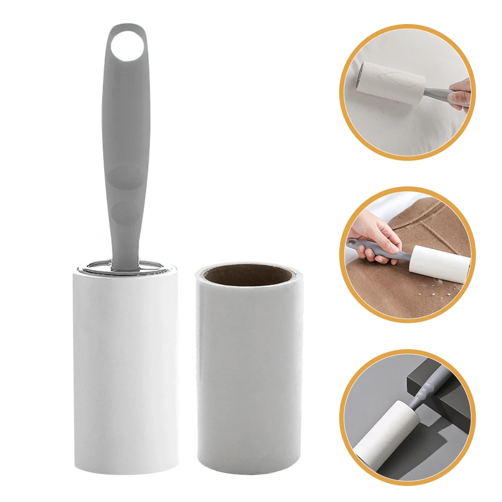

1 set Grey Roller Reusable Pet Dog Remover For Clothes Hair Remover for Clothes Dog Hair Sticky Rollers Cleaner Lint