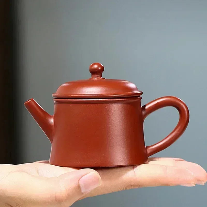 75ml Yixing Purple Clay Teapot Small Capacity Famous Handmade Tea Pot Raw Ore Dahongpao Kettle Chinese Zisha Tea Set Gifts