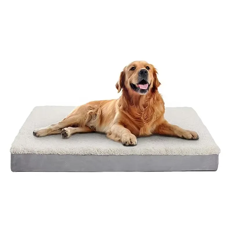 Custom XL XXL Oversized Orthopedic Memory Foam Rectangular Pet Sofa Bed Large Dog Orthopedic Pad