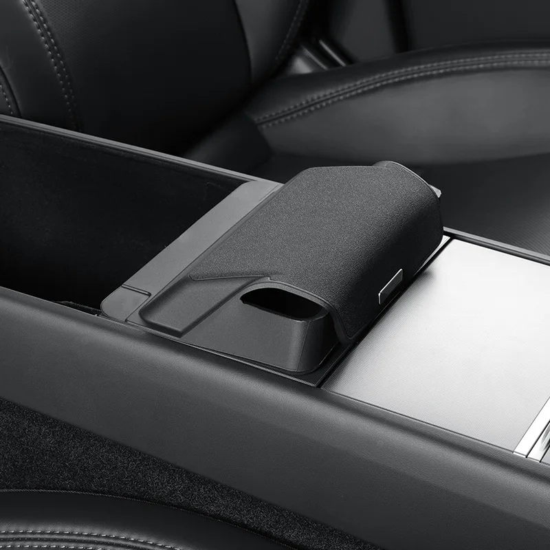 Per Tesla Nuovo Modello Y Juniper 2026 Accessori Vassoio portaoggetti per console centrale Modello 3 Highland 2025 Scatola portaoggetti per occhiali con coperchio