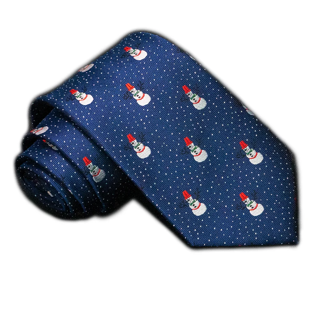 EASTEPIC 8 cm Frohe Weihnachten Grün Rot Blau Schwarz Krawatten für Männer Festliche Saison Weihnachtsgeschenk Schneemann Rentier Kriss Kringle – Detail 7