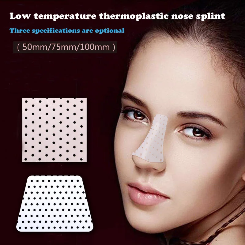 Low temperature thermoplastic nasal splint plastic surgery plastic plate orthopedic orthopedic fixator