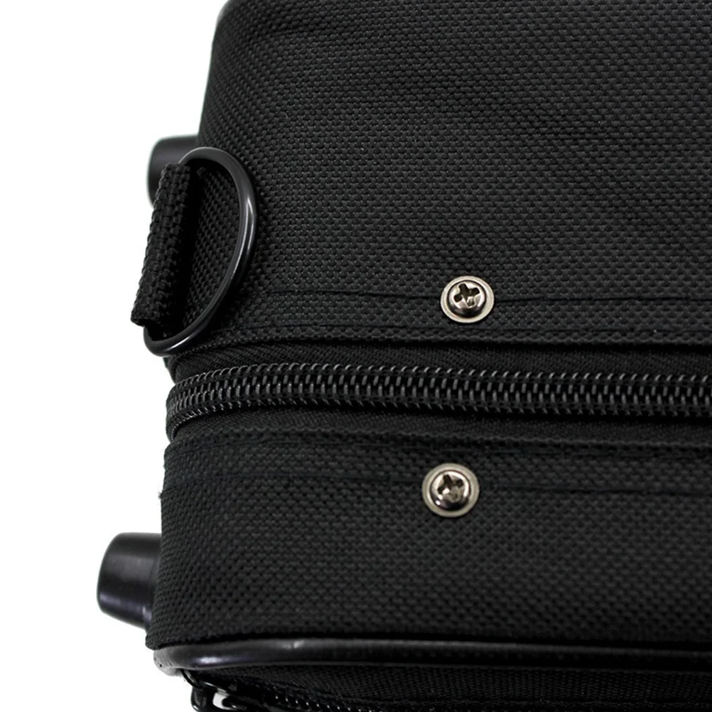 

1pcs Black Clarinet Cloth Case Oxford Fabric Multi-Functional Shoulder Hand Carry Bag Large Capacity Storage For Instrument