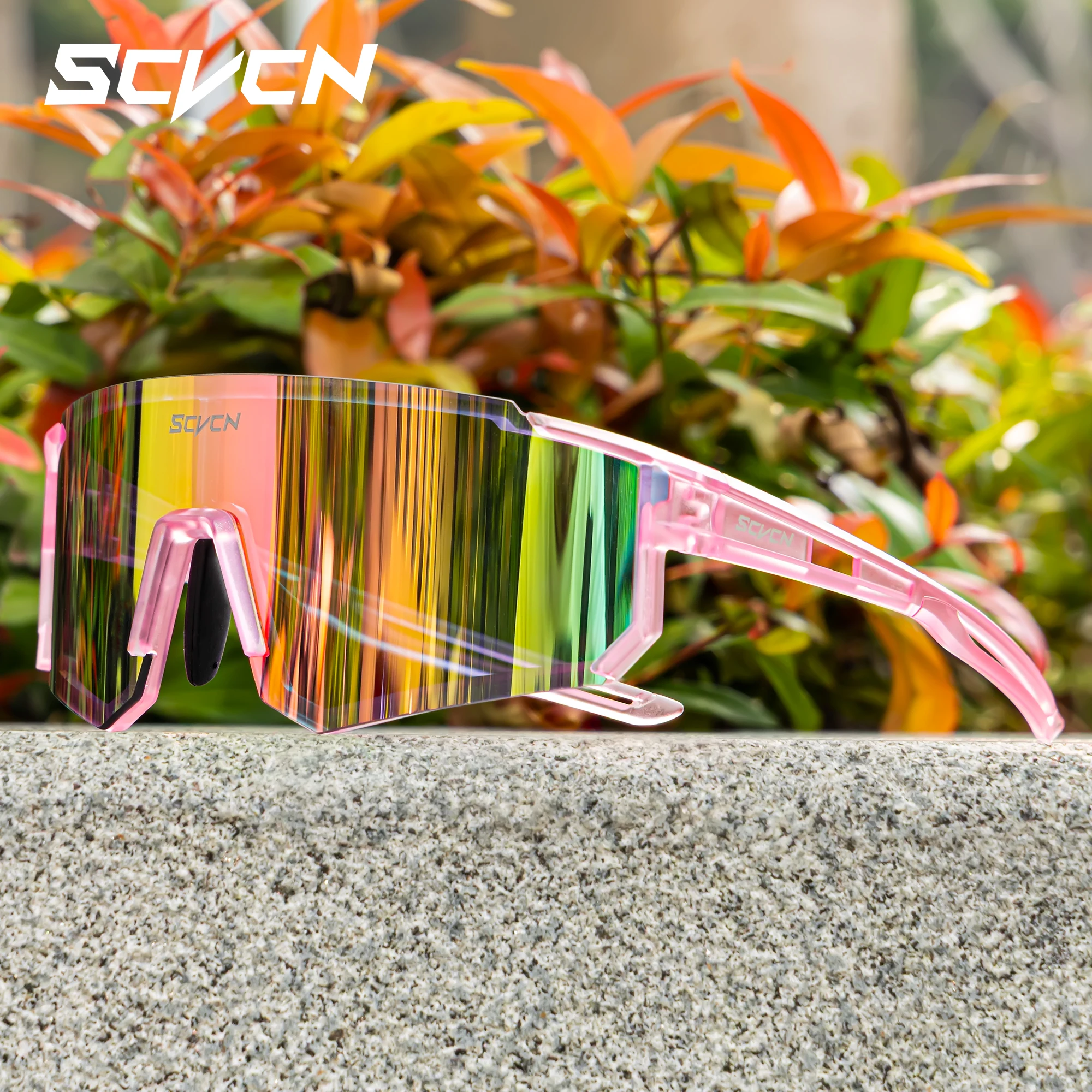 SCVCN Neue Outdoor-Wanderbrille Fahrrad-Sonnenbrille für Damen und Herren MTB-Bike-Brille Sport-Bergsteiger-Fahrradbrille UV400-Schutzbrille