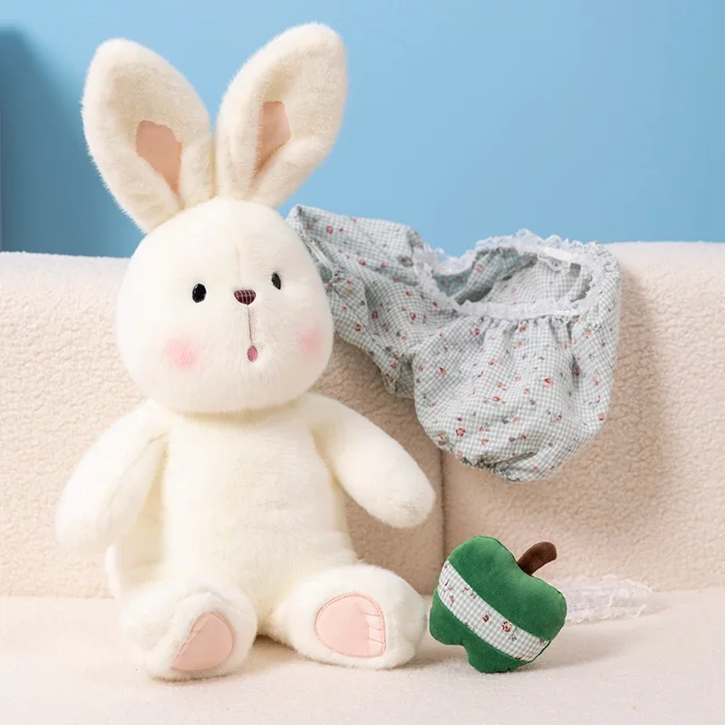 Cartoon Hase Plüschtiere weich ausgestopfte Kaninchen Puppe Kinder Baby begleiten Schlaf beschwichtigen Kissen Mädchen Kinder Weihnachten Geburtstags geschenk