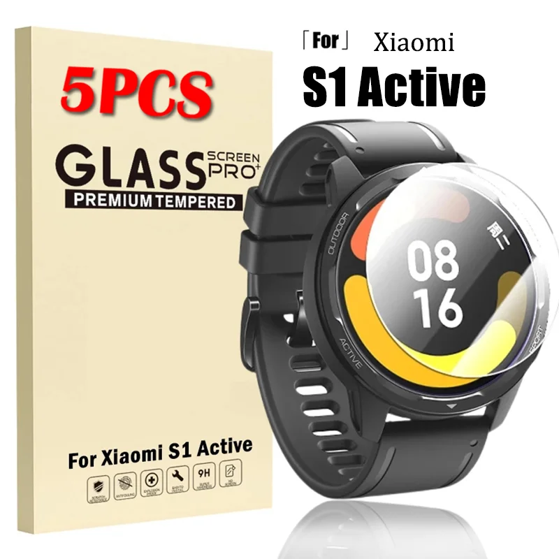 

Закаленное стекло для смарт-часов Xiaomi S1 Active, прозрачная защитная пленка для экрана HD с защитой от царапин, аксессуары для Mi Watch S1 Active