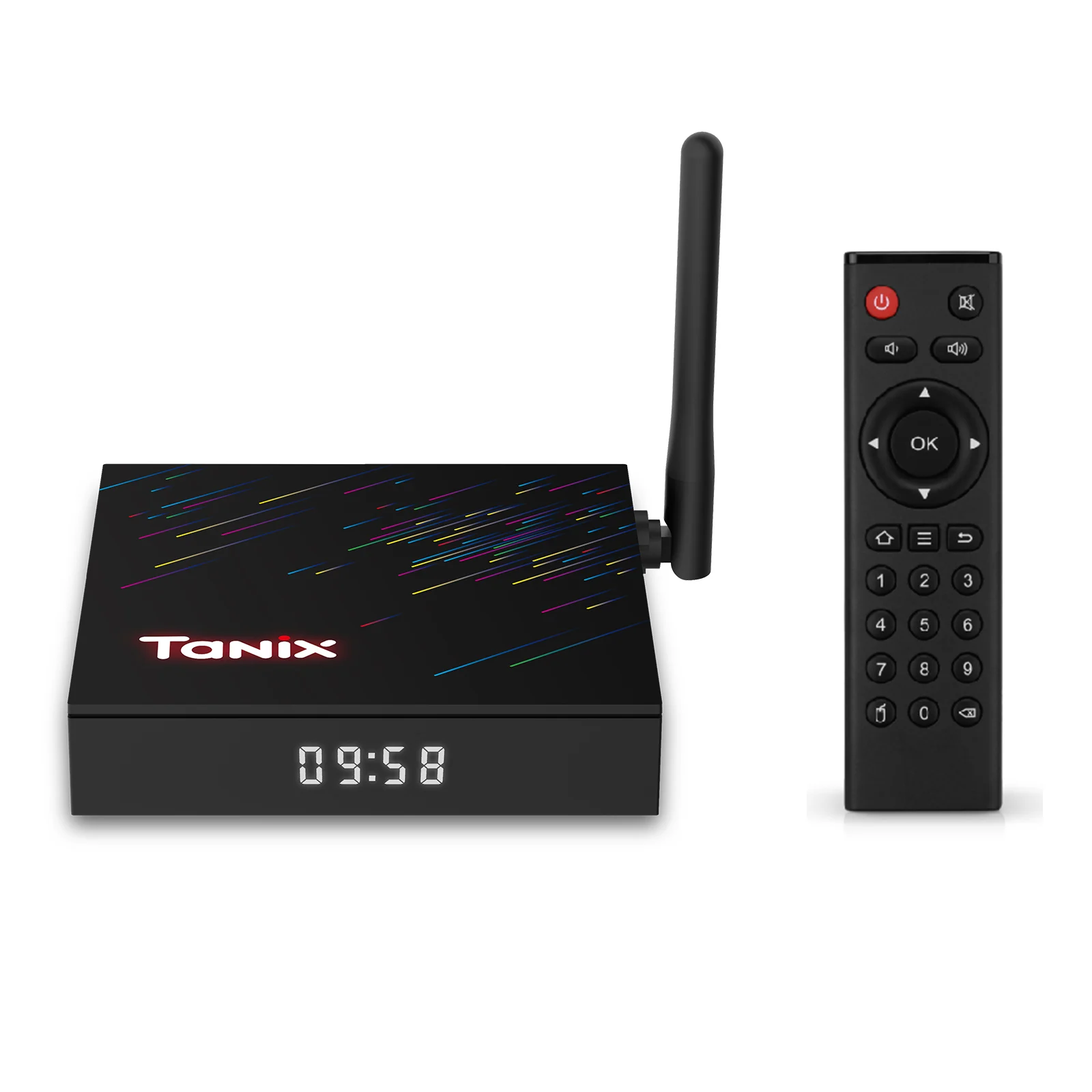Android 12.0 Smart TV Box Allwinner H618 Quad-Core 4K Media Player AV1 H.265 VP9 Dekording 2,4G & 5G