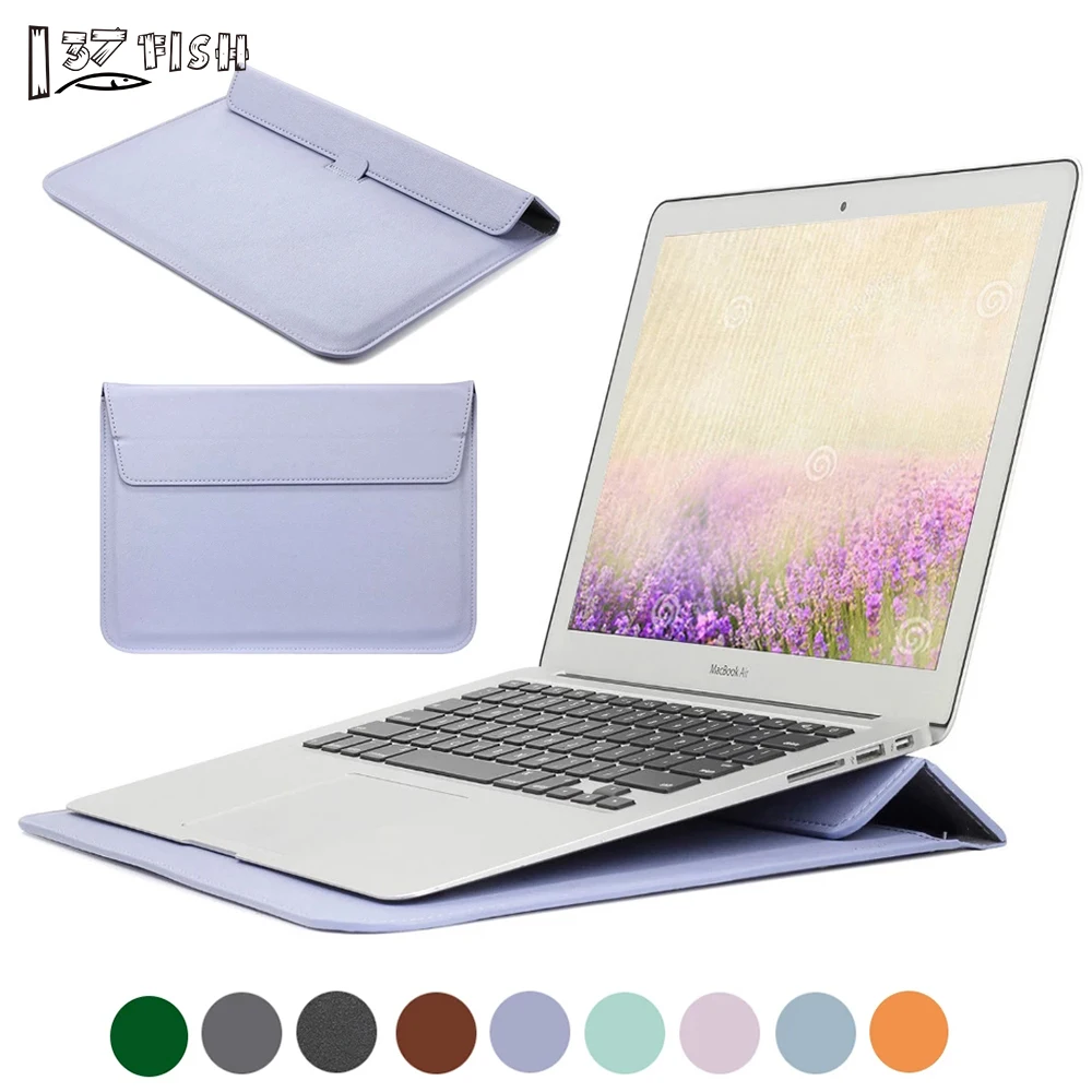 

Чехол-подставка для ноутбука Macbook Air 13 рукав M2 Pro 13 16 12 11 15 дюймов чехол для ноутбука Macbook Pro 14 чехол M1 A2442 A2485 сумка