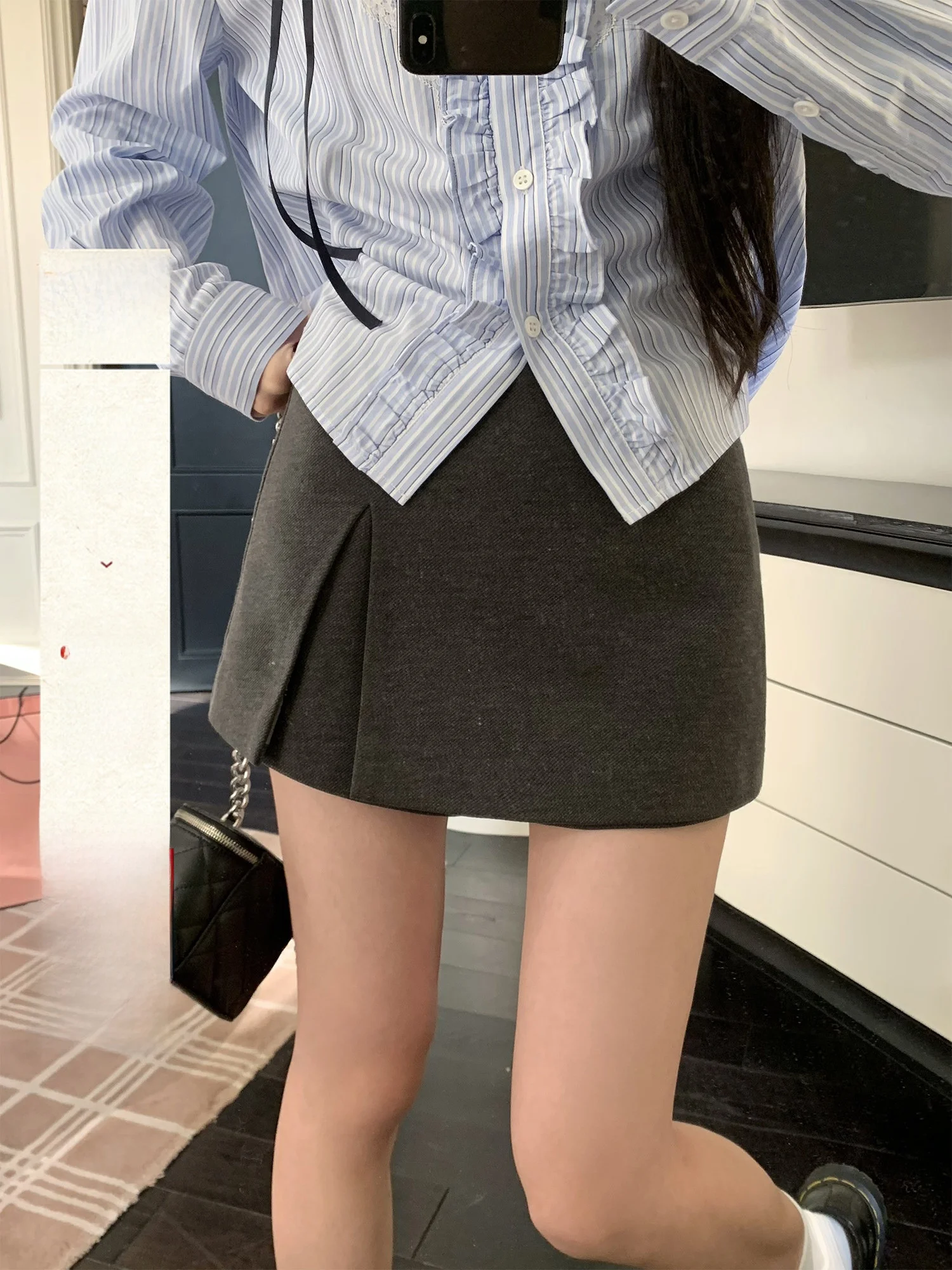 

Юбка-обертка Yuzuqi Valletta Route с асимметричным подолом и высокой талией, женская, новая, элегантная, с завышенной талией