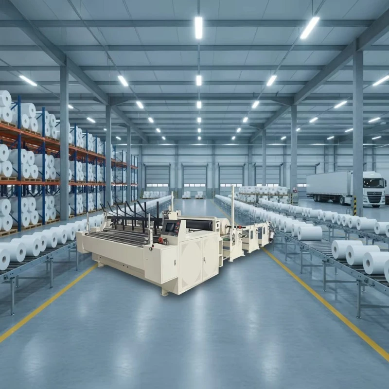 Small Scale Toilet Tissue Paper Machine Production Line with CE Certificate Toiler Tissue Rewinding Machine