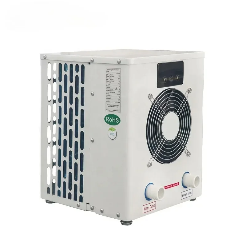 2024 Wholesale Metal Swimming Pool Heat Pump 60Hz 50Hz R32 R410A Mini Small Pool Heater