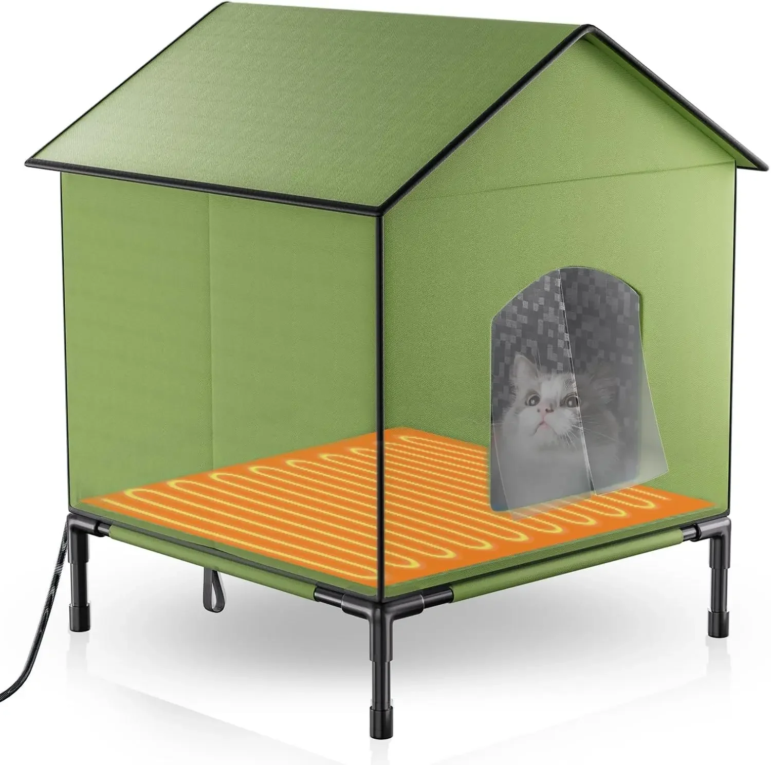 Amazon Hot Sale Cat Nest Outdoor Heating Insulation  Foldable Cage Delivery Room Pet Fence Tent