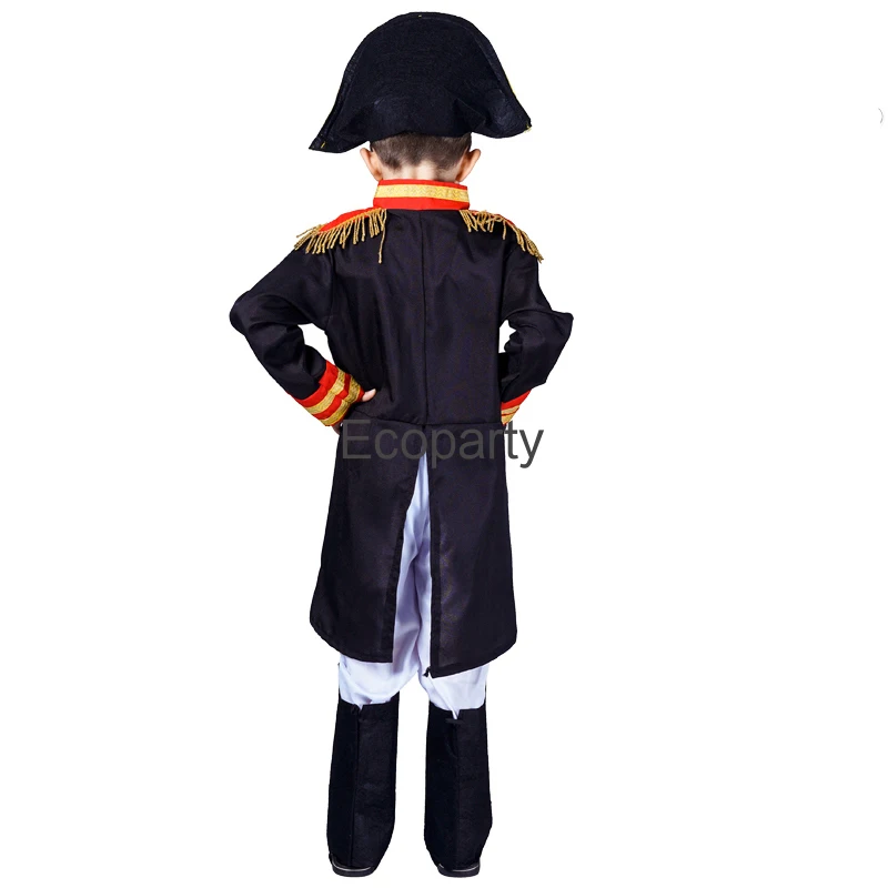 Neue Kinder mittelalter lichen Napoleon Kostüm Halloween Jungen Phantasie allgemeinen Prinz Cosplay Outfits Kinder Purim Karneval Party Kostüme