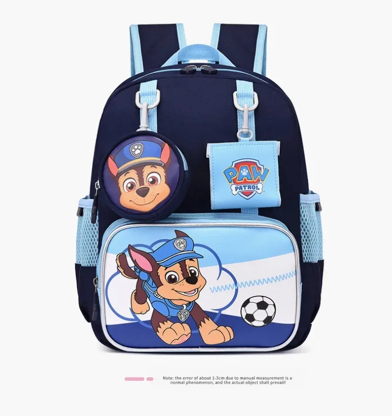 Paw Patrol Anime School Bag Chase Skye Marshall Rubble Rocky Backpack Figure Kawaii Bag Pat Patrouille Birthday Backpack Gift