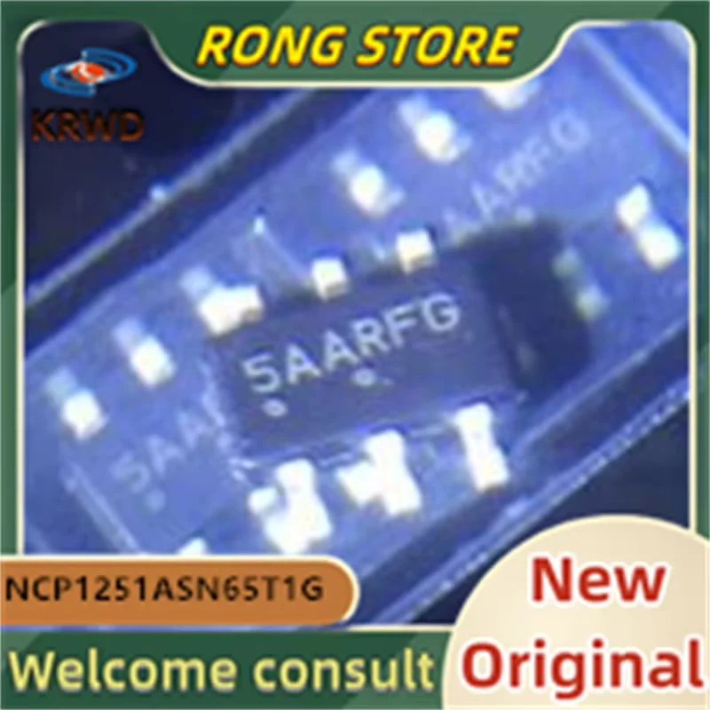 (25PCS) 5AARFG 5AA***  New and Original Chip IC NCP1251ASN65T1G 1251ASN65T1G NCP1251