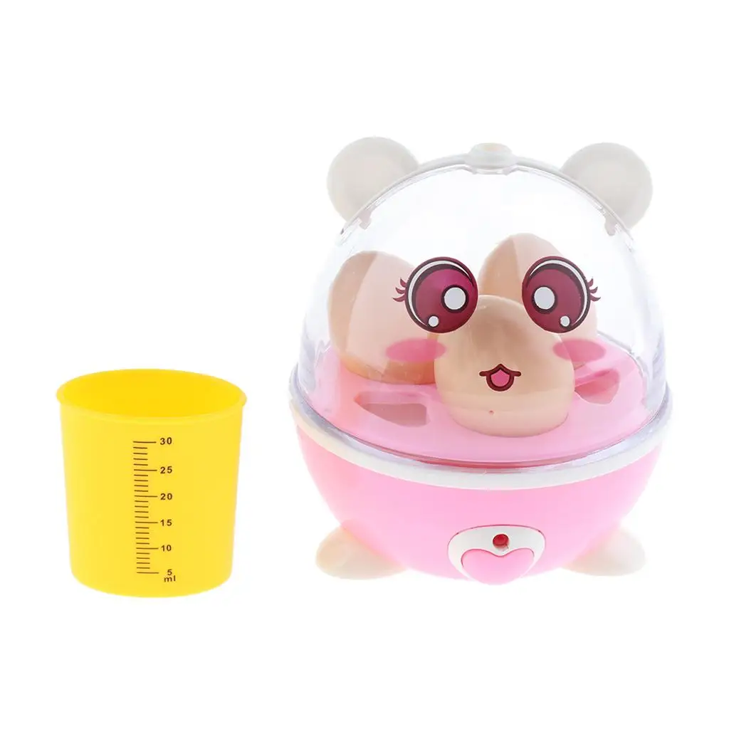 Egg Boiler Educational Role Play Pretend Playset Toy for Children Playset for Pink