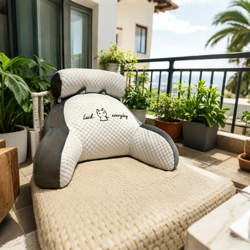 

1pc Sofa Pillow, Waist Support Pillow, Mattress, Bed, Reading Pillow, Spring, Summer, Autumn and Winter to the Living Room