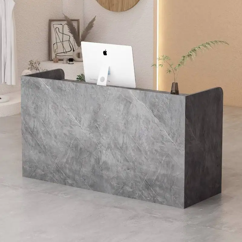 Brown Black Reception Desks Checkout Drawers Mini White Modern Reception Desks Classic Corner Mostrador Recepcion Furniture