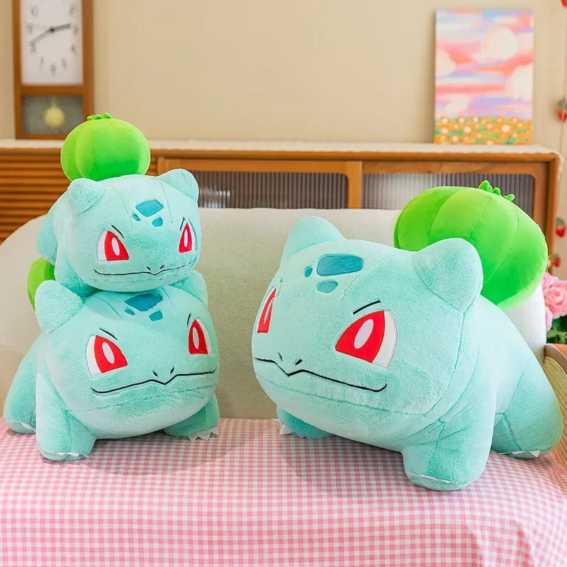 30-60 centimetri Morbido Pokémon Bulbasaur Peluche Giocattoli Grande Verde Bulbasaur Bambola Decorazioni Per La Casa Cuscino Del Fumetto Bulbasaur Cuscino Regali Di Compleanno