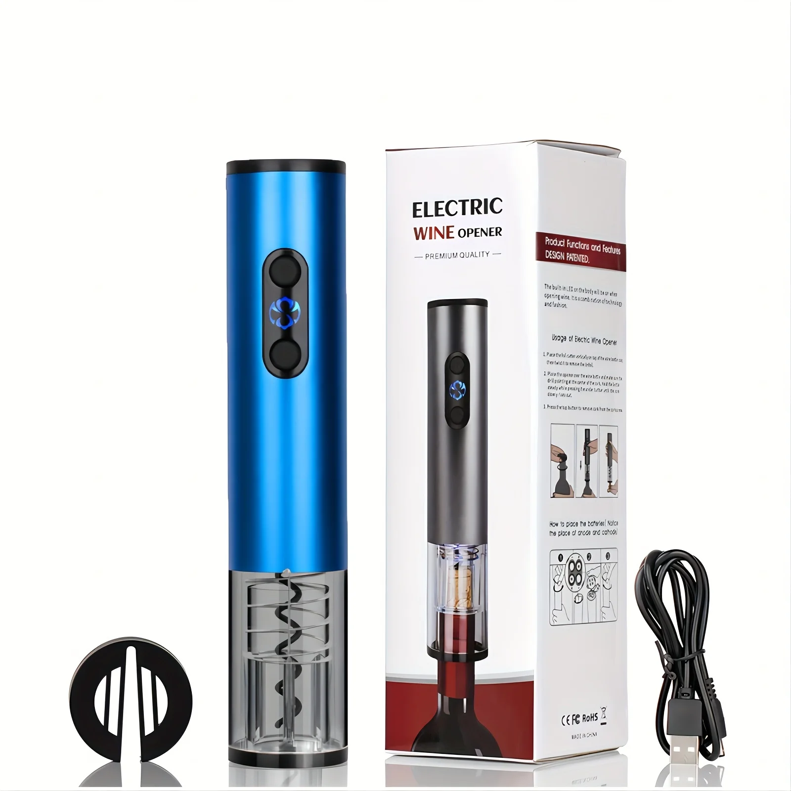 Высококачественная открывалка для бутылок, открывалка для бутылок красного вина, автоматическая открывалка для вина