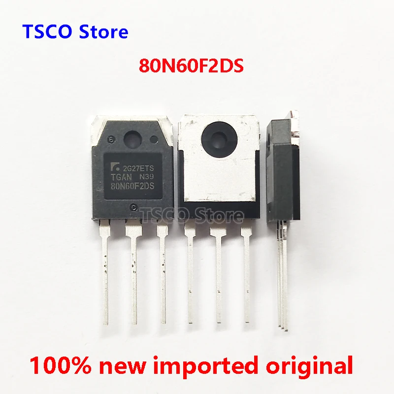 2022+  80N60F2DS TGAN80N60FD  TGAN80N60F2DS   IGBT 80A 600V   100%new original 10pcs