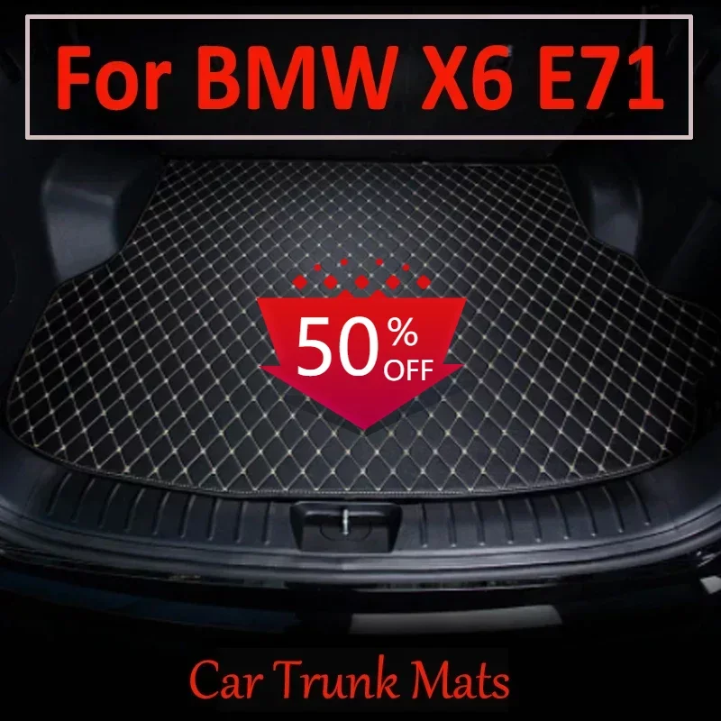 

Car trunk mat for BMW X6 E71 2008 2009 2010 2011 2012 2013 2014 cargo liner carpet interior accessories cover