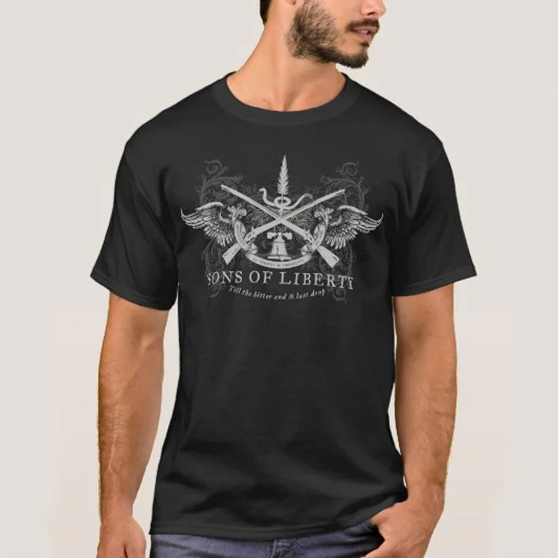 Resistance To Tyrants Is Obedience To God. Sons of Liberty T-Shirt 100% Cotton O-Neck Summer Short Sleeve Casual Mens T-shirt