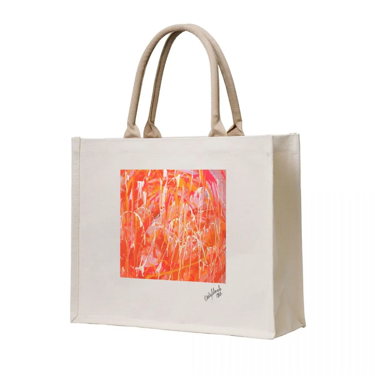 

a painting. Tote Bag tote bag men's Big bag women Women's bags