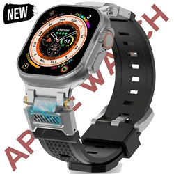Aroma Strap for Apple Watch Ultra 2 Band 49mm 46mm 45mm 44mm 42mm Metal Adapter Sport Bracelet IWatch Series 10 SE 9 8 7 6 5 4