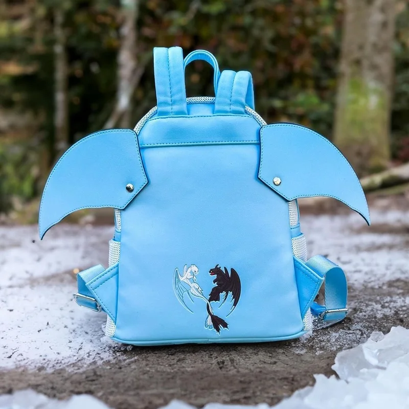 In Stock Loungefly Glitter Shoulder Bag Cosplay Blue Backpack Anime Peripheral Surprise Birthday Gift