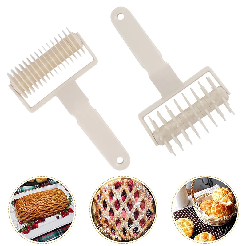 Creative Baking Tools Plastic Roller Mesh Cutter L/M/S Grid Pattern For Pastry Dough Fondant Pizza Cakes Pies Kitchen Supplies