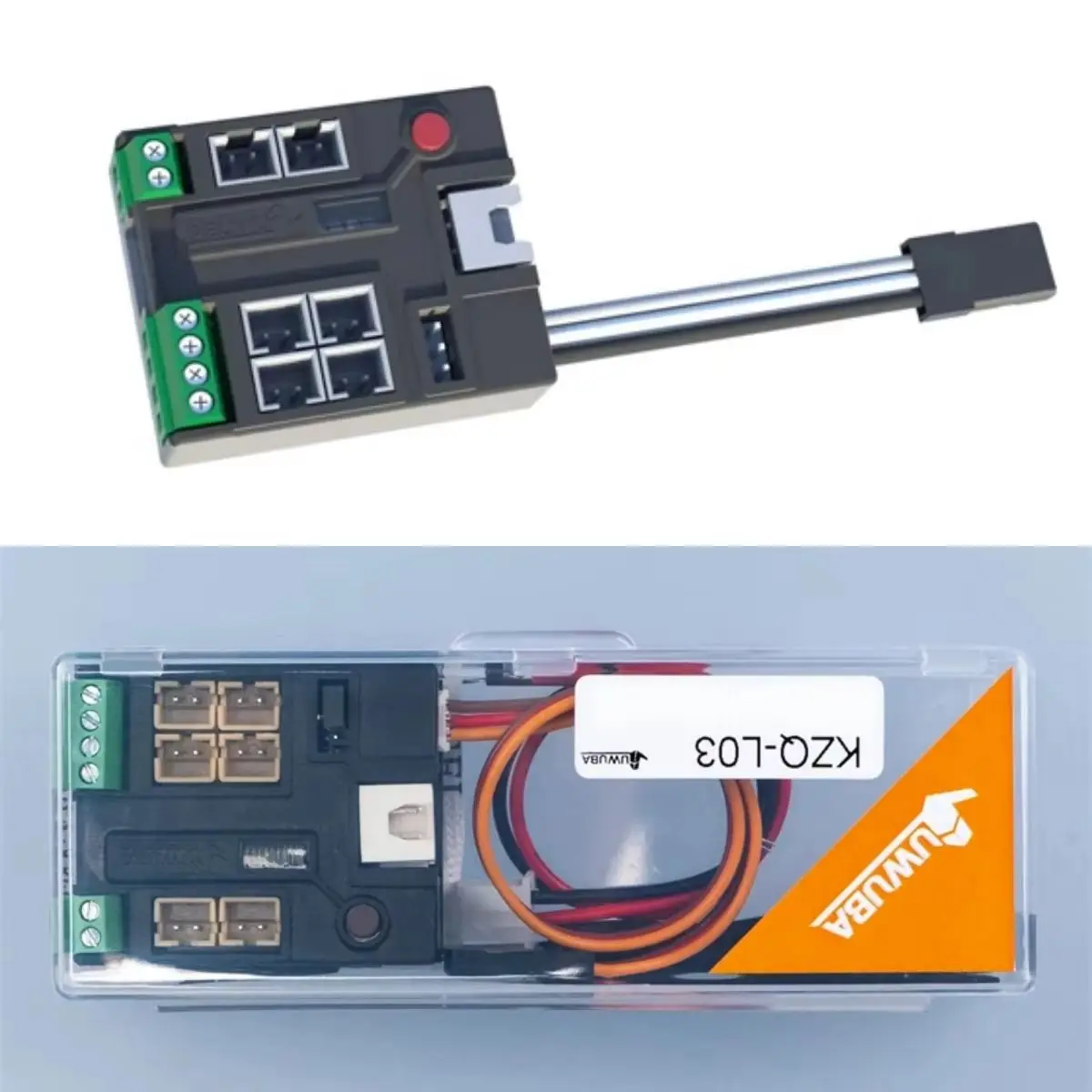 Module de lumière stroboscopique LED, contrôleur de groupe de feux, modèle KZQ-L03 pour pièces de camion jouet RC Tamiya 1/14 SCANIA 770S VOLVOO BENZ