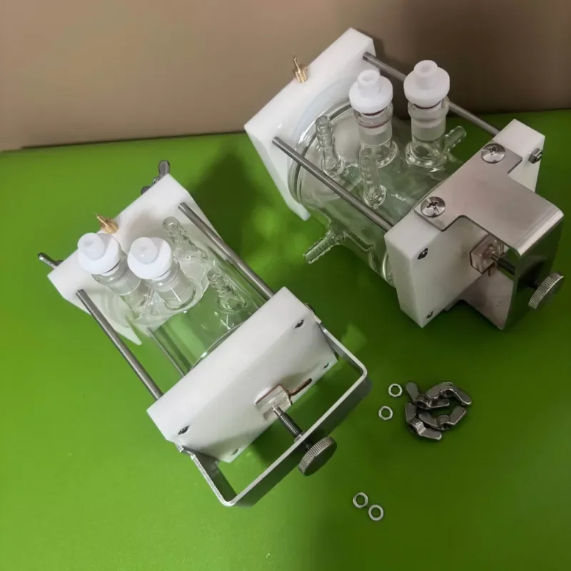 Flat Plate Test Cell with Optional Water Jacket Temperature Control Electrochemical Cell F029 F030 for