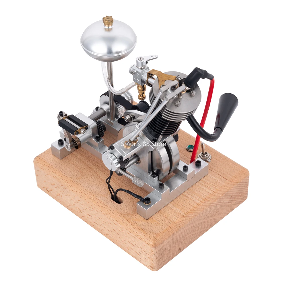 Modelo de motor MUSA V1, 3,3 CC, Metal, un solo cilindro, Motor de combustión interna, modelo de arranque por Pedal, nuevo modelo de juguetes, regalo